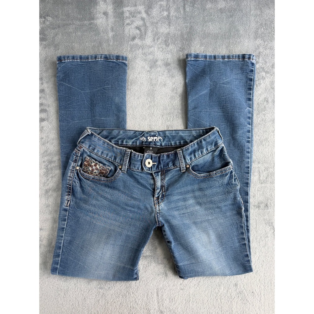 Y2K 2000s Fashion McBling Indie Sleaze Western Bratz Bootcut Low-Rise Jeans 9